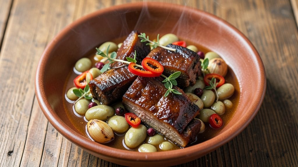 Authentic Jamaican Oxtail With Butter Beans Recipe: Slow-Cooked Richness and Jamaican Spice Harmony