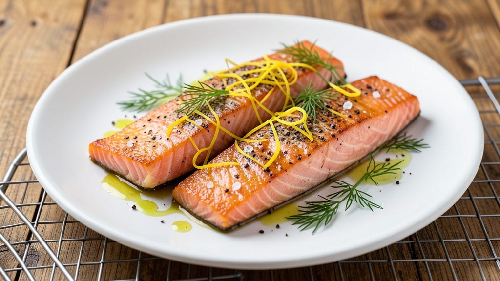 Baked Skinless Salmon Fillet Recipe: Flaky Center With Crispy Papery Skin