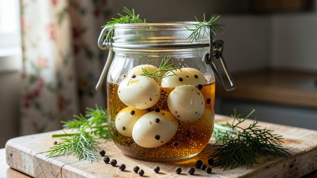 Grandma's Old Fashioned Pickled Eggs Recipe: Crunchy Shells and Tangy Zing in 10 Minutes
